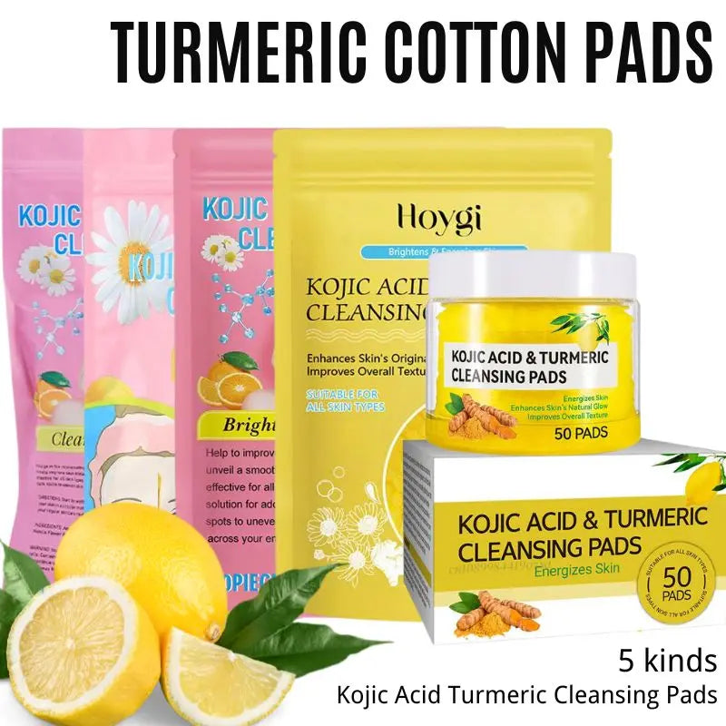 Pads anti imperfections au curcuma et a l'acide Kojic pour une peau parfaite